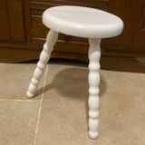 White tripod stool
