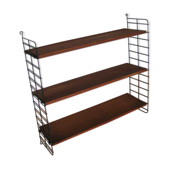 String 60s teak shelf