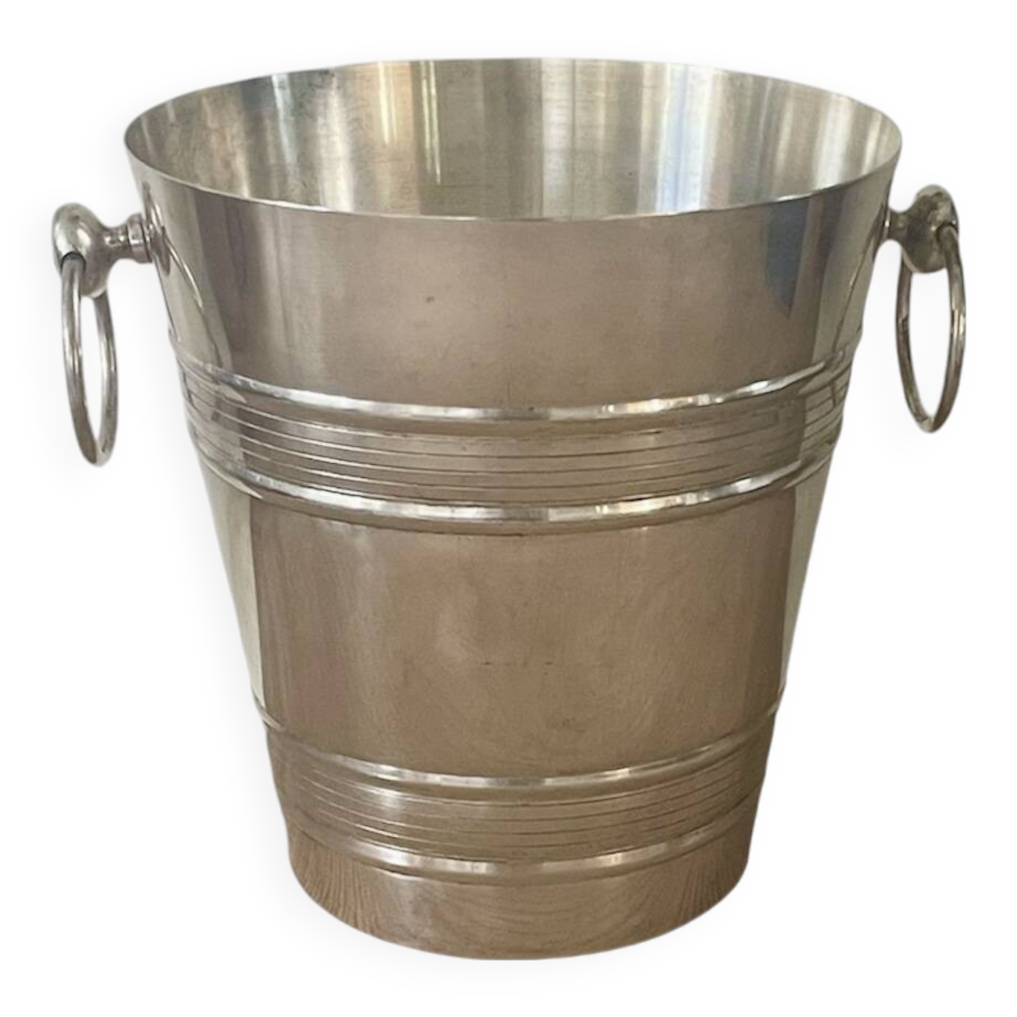Alexandre Gelb silver metal champagne bucket