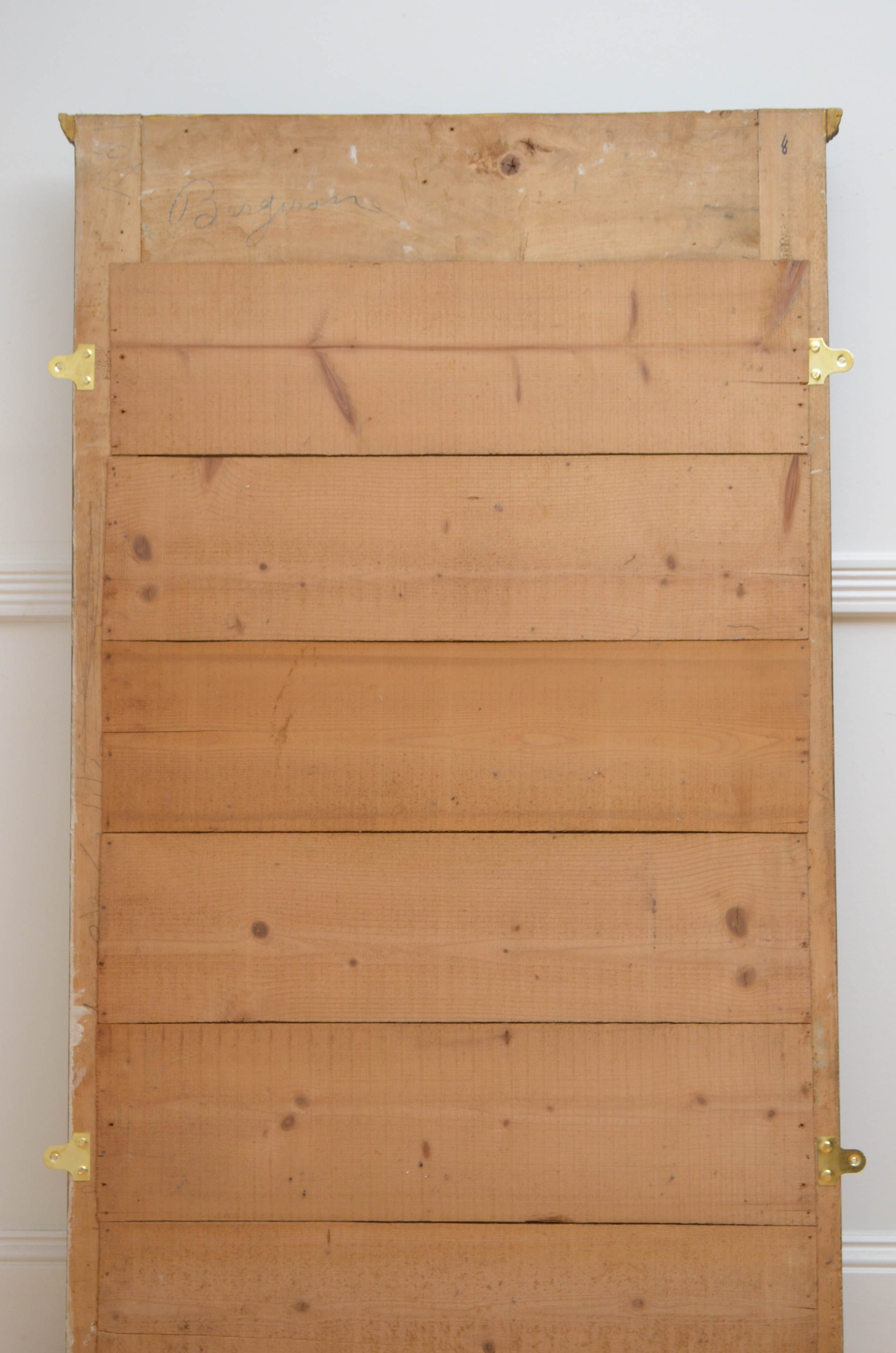 19th century trumeau mirror - 142x85cm