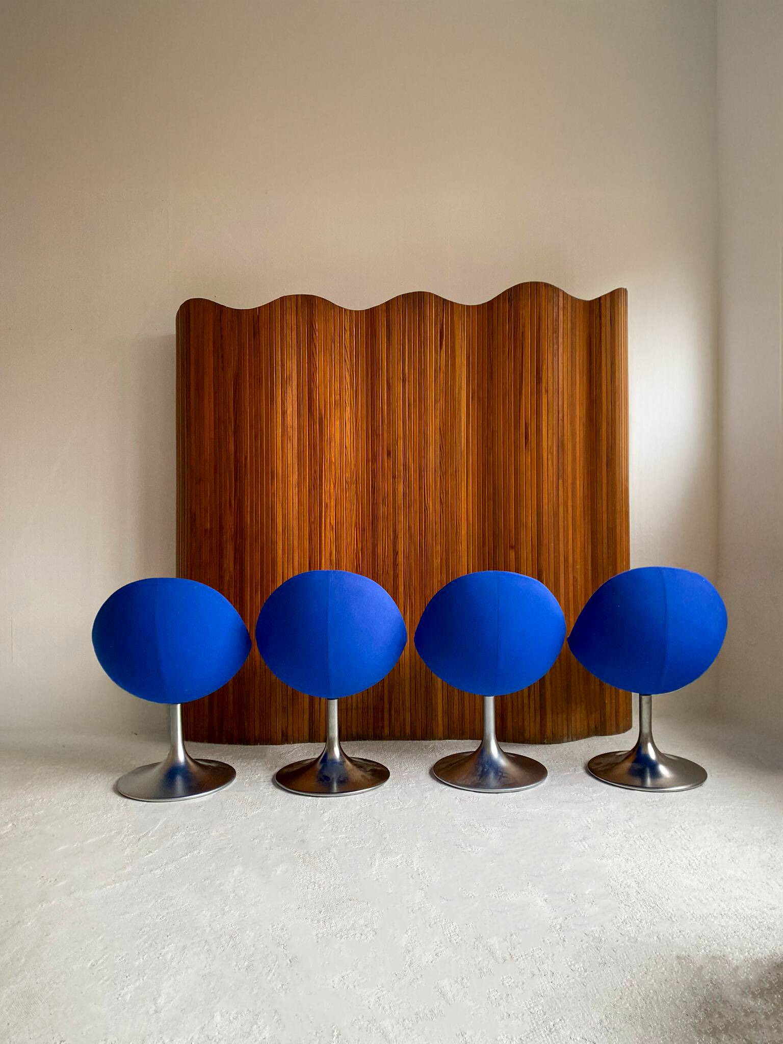 Börje johanson – lot de 4 chaises “venus” pour johanson design