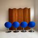 Börje johanson – lot de 4 chaises “venus” pour johanson design
