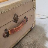 Old suitcase travel trunk early 1900s
