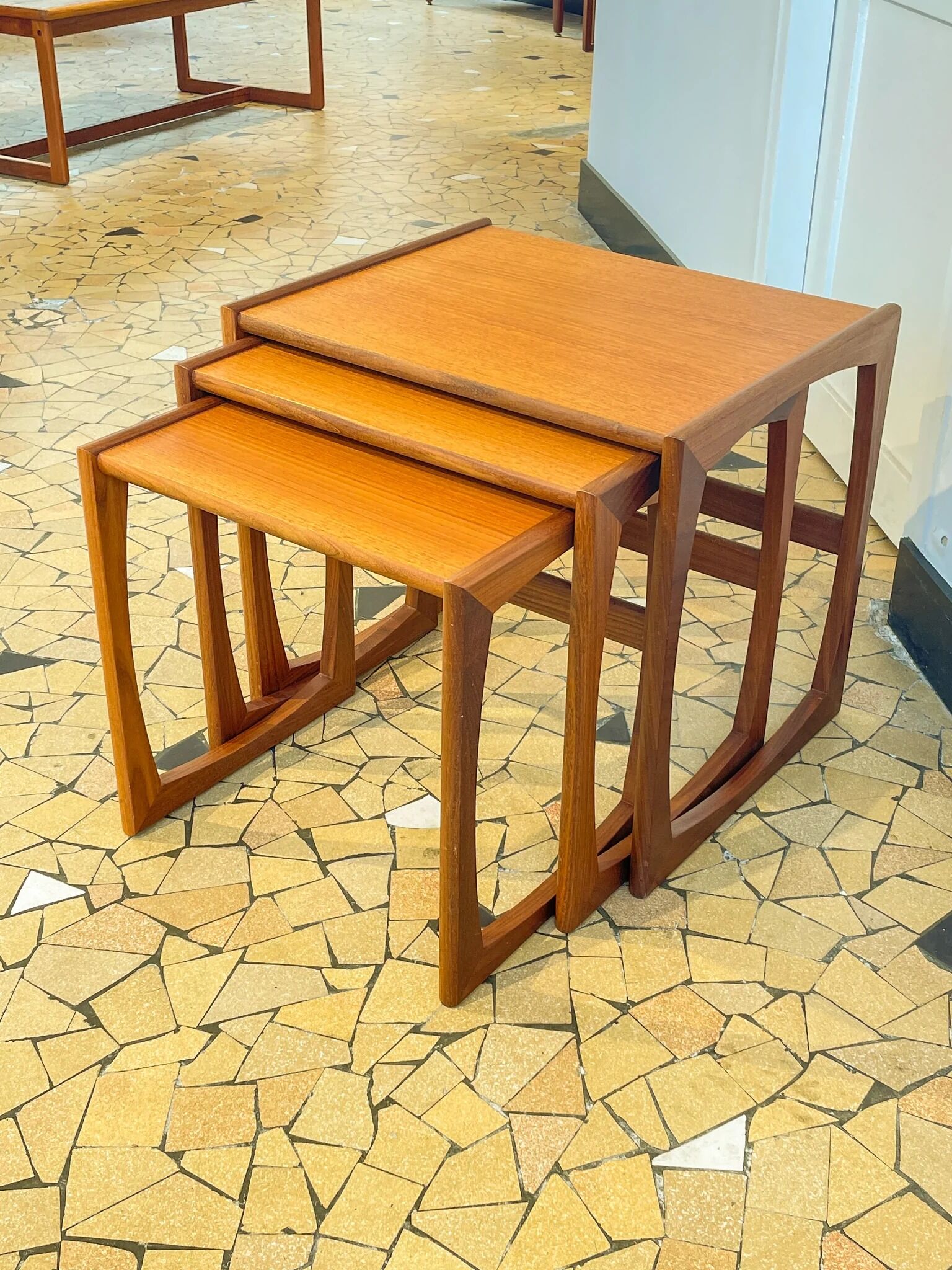 Modernist trundle coffee table, G-plan