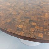 Vintage round tulip dining table by Dieter Wackerlin