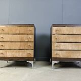 Paire de commodes italiennes vintage, années 1970