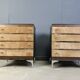 Pair of vintage italian chest of drawers, 1970s