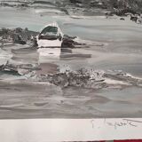 Seascape - Georges Laporte - Original signed lithograph