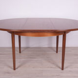 Table à manger ronde en teck du milieu du siècle de G-Plan, années 1960