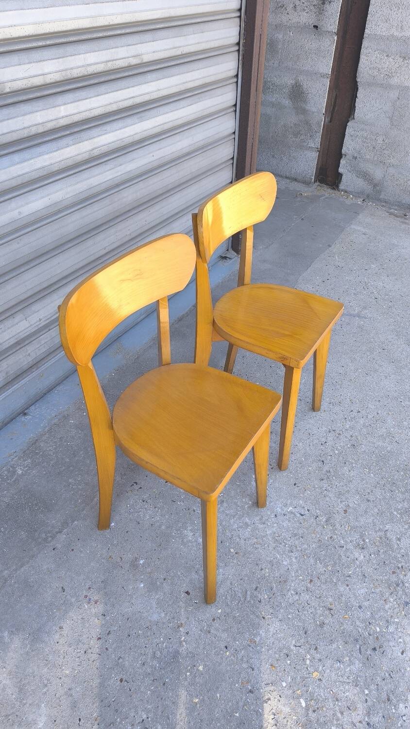 Paire de chaises bistrot Luterma 1960