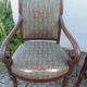 PAIR of old ARMCHAIR style LOUIS PHILIPPE Epoque XIXe Chair mahogany Lacrosse
