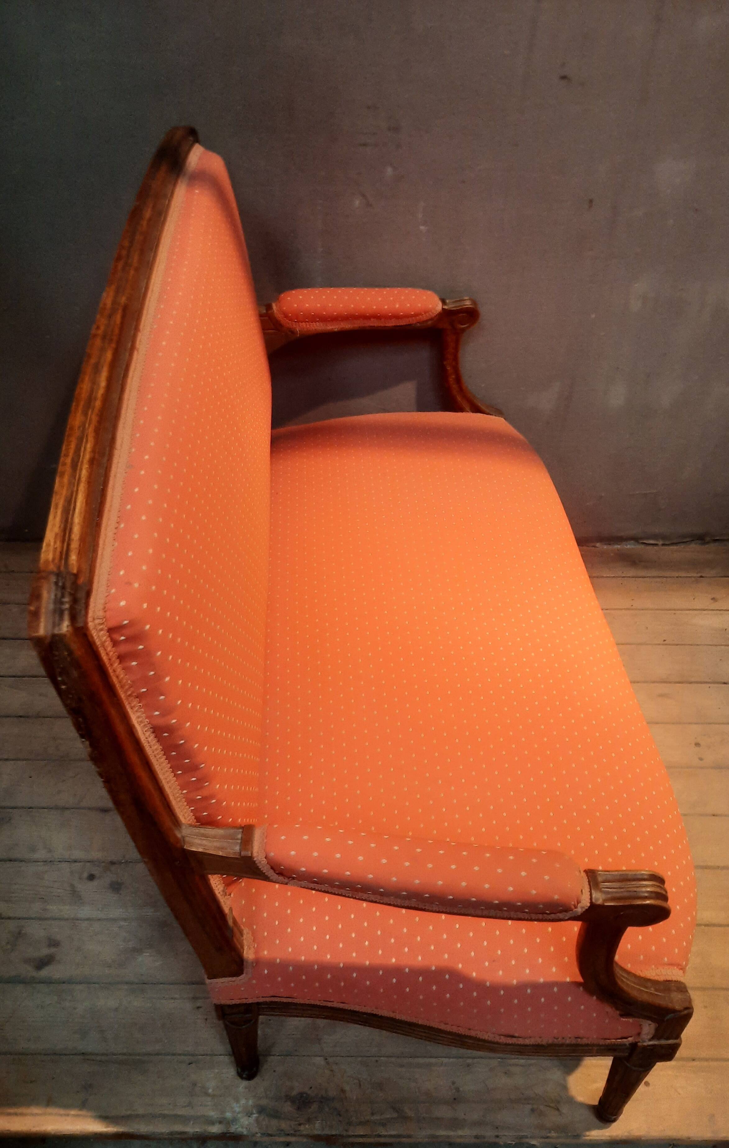 Deep Louis XVI period sofa