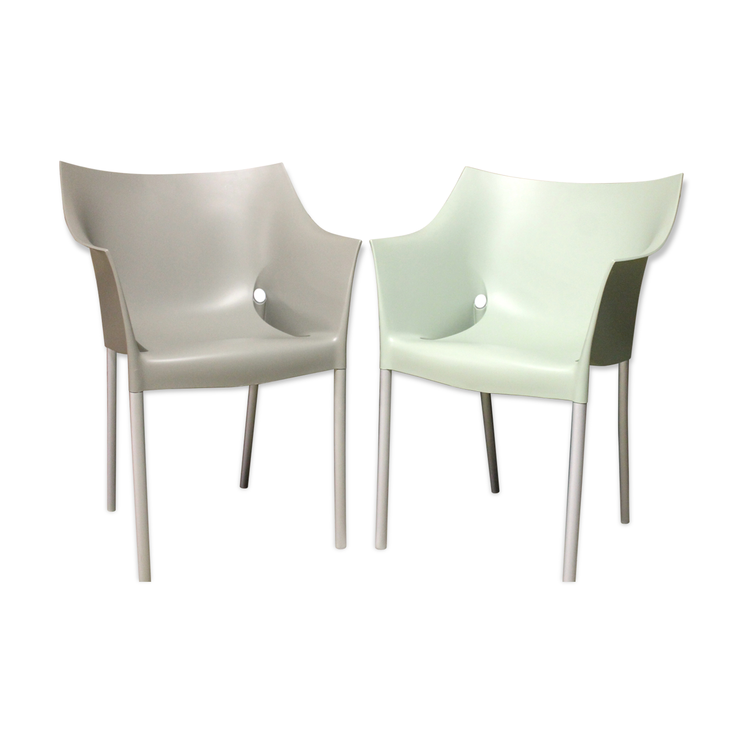 Paire de fauteuils Dr No par P.Starck ed.Kartell