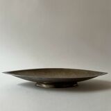Large chrome-plated metal dish/tray, Guy Degrenne France 1970