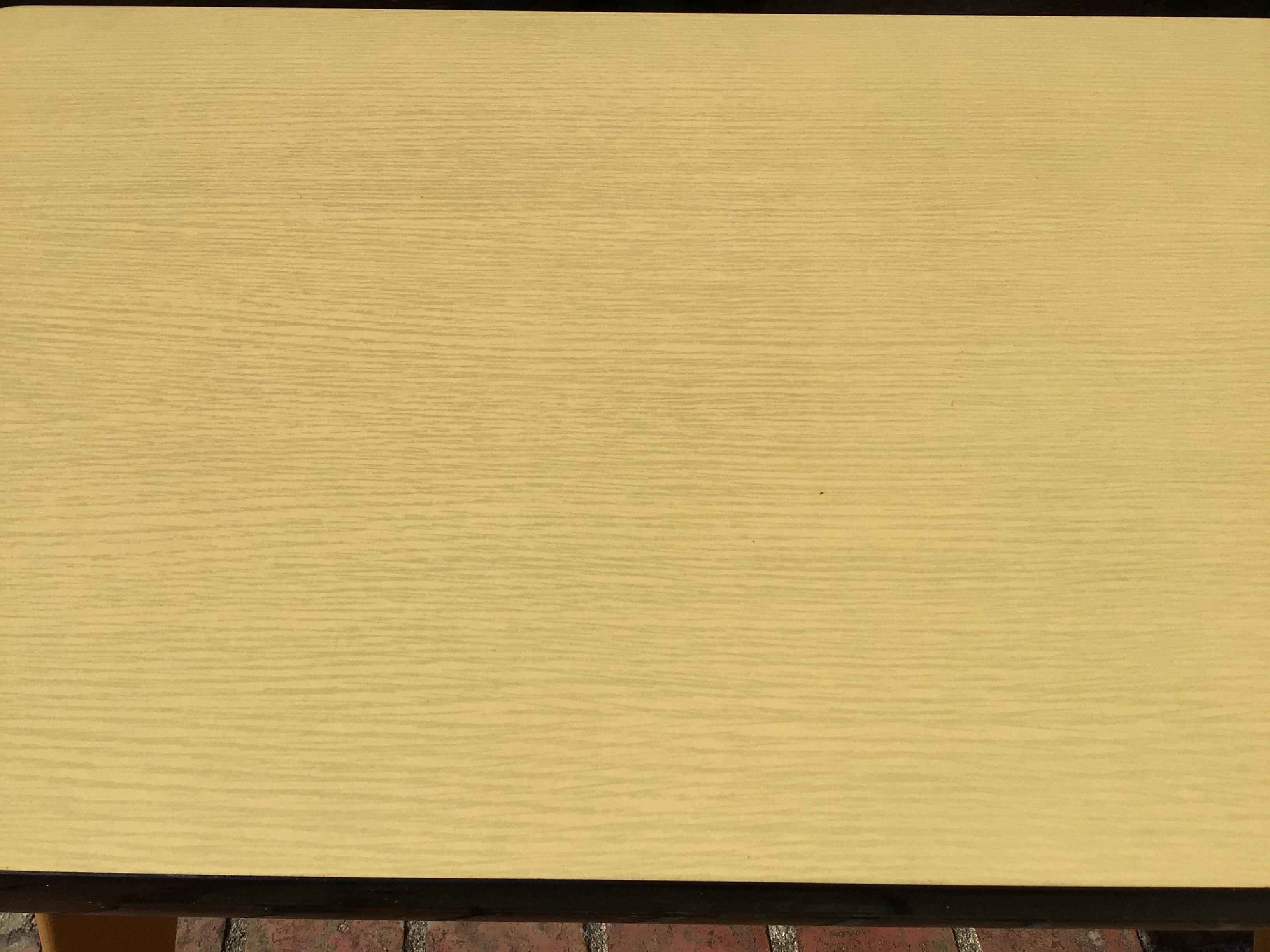 Coffee table in formica compass legs vintage 60