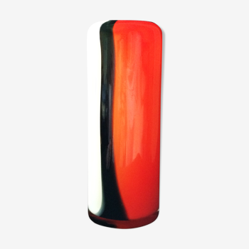 Red Italian Murano glass vase