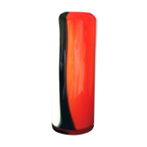 Vase italien rouge en verre de Murano