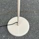 Vintage beige and gold articulated Italian floor lamp from the 1970s.