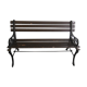 Old garden bench - wood and cast iron