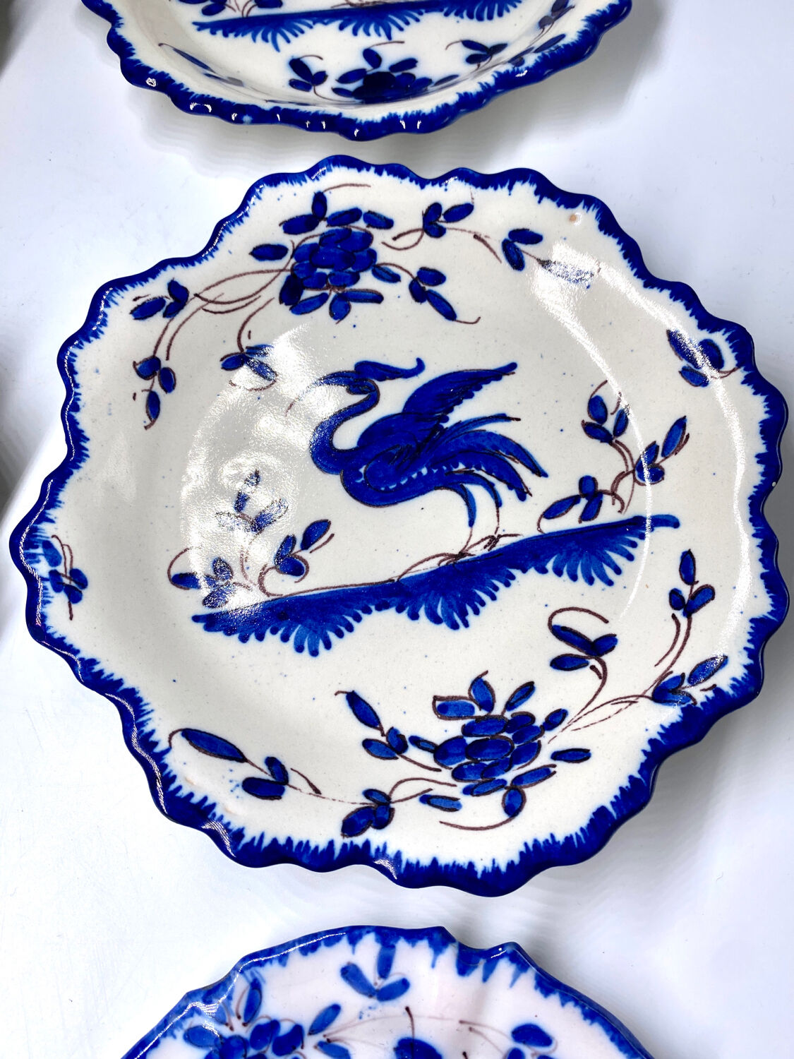 Earthenware plates Martres Tolosane Faïencerie Jodra