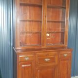 English secretary in old mahogany