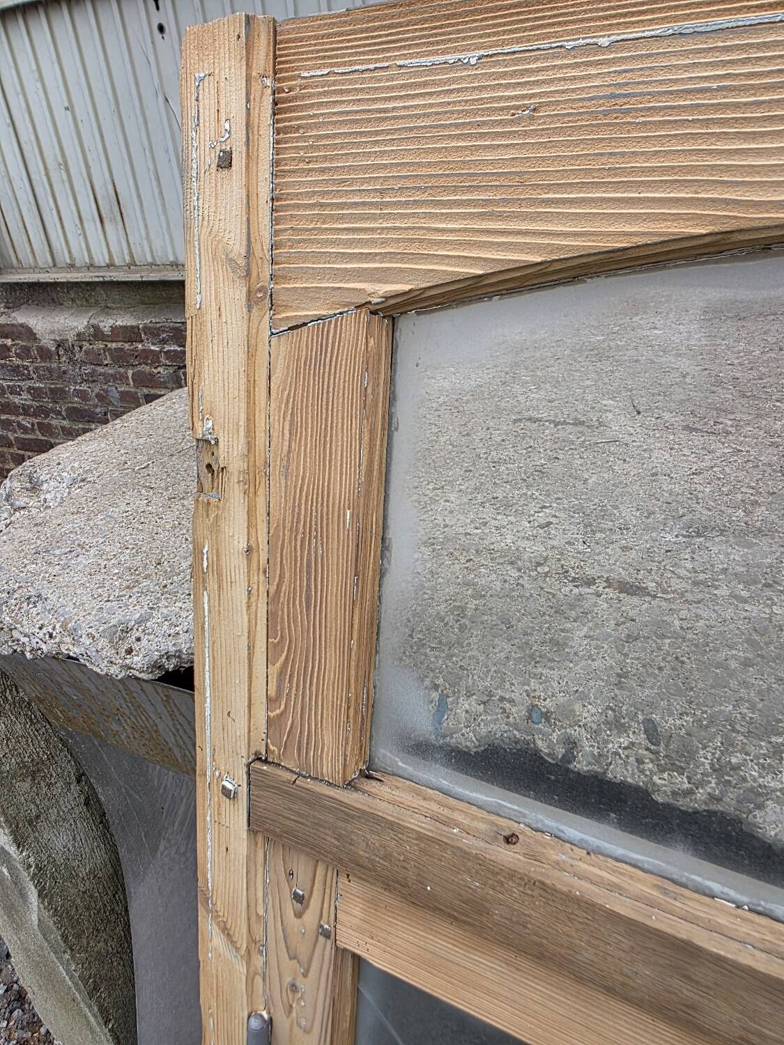 Old window with frame