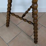 Paire tabourets tripodes