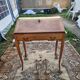 Slant-top desk, donkey-back writing desk