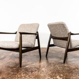 Mid-century Armchairs GFM-64 by Edmund Homa, Poland, 1960's, set of 2
