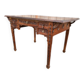 Breton desk in solid oak