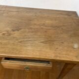 Ash farmhouse table, 3 drawers.