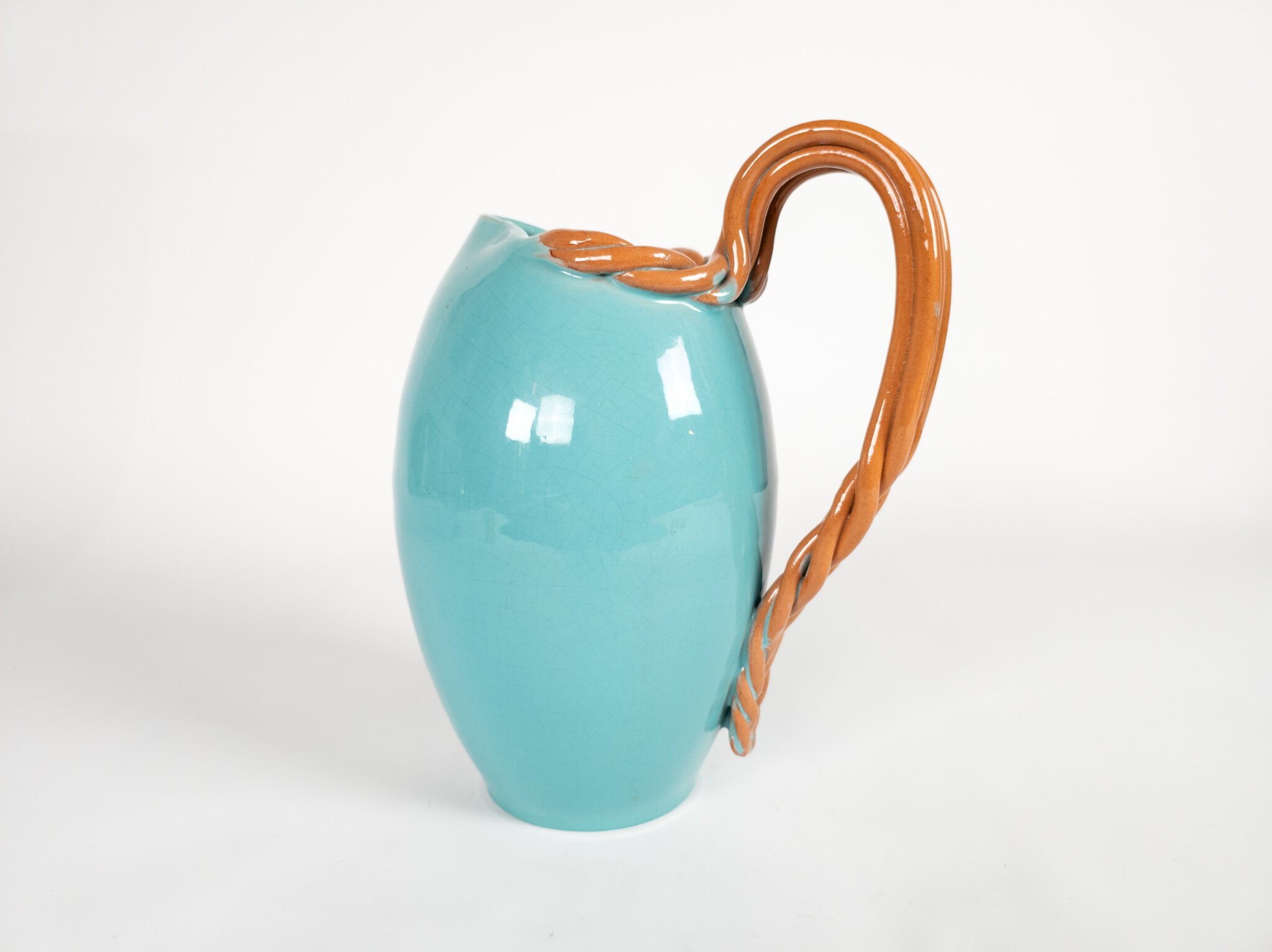 Ceramic vase by Alexandre de Wemmel Belgium 1950s
