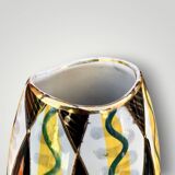 Hubert Bequet Art Deco Vase – Jupiter Decor – Model 490 – Belgium – 1950