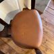Hans Olsen, Fauteuil en bois verni et cuir