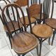 Suite de 6 chaises de Bistrot Baumann et Fischel années 1920