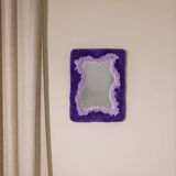Small purple organic mirror