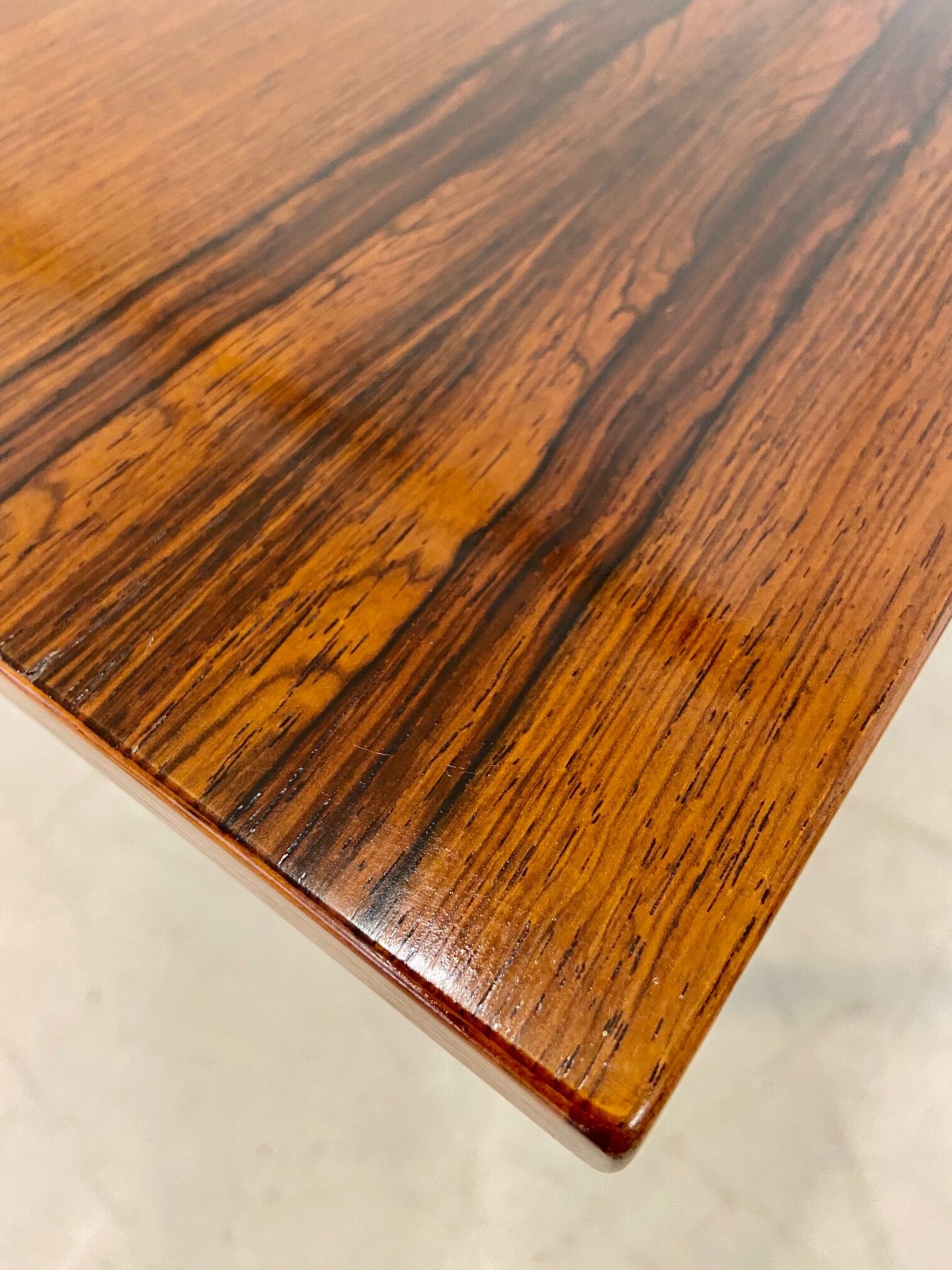 Vintage Danish mid-century rosewood coffee table