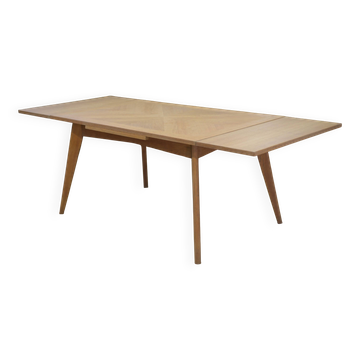 Table en chêne cérusé 1960’s