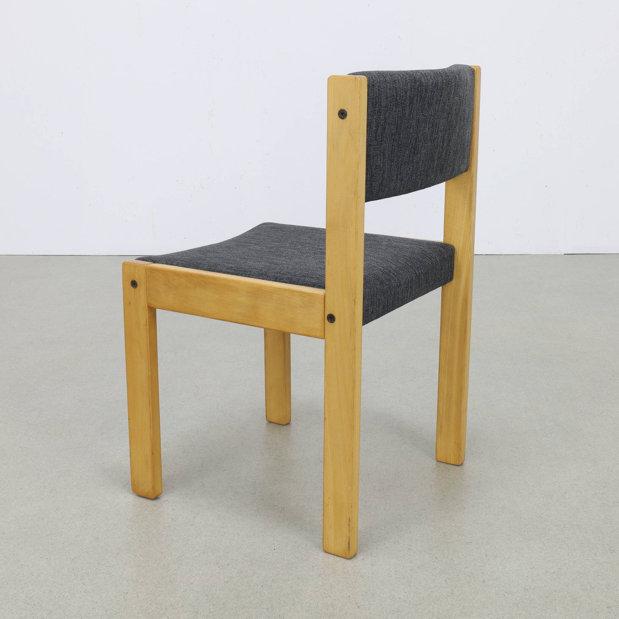 6x Dining Chair by Cees Braakman for Pastoe, 1970s NEW upholstered