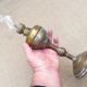 Ancien lampe à essence sur pied bruleur M.B. Maris et Besnard