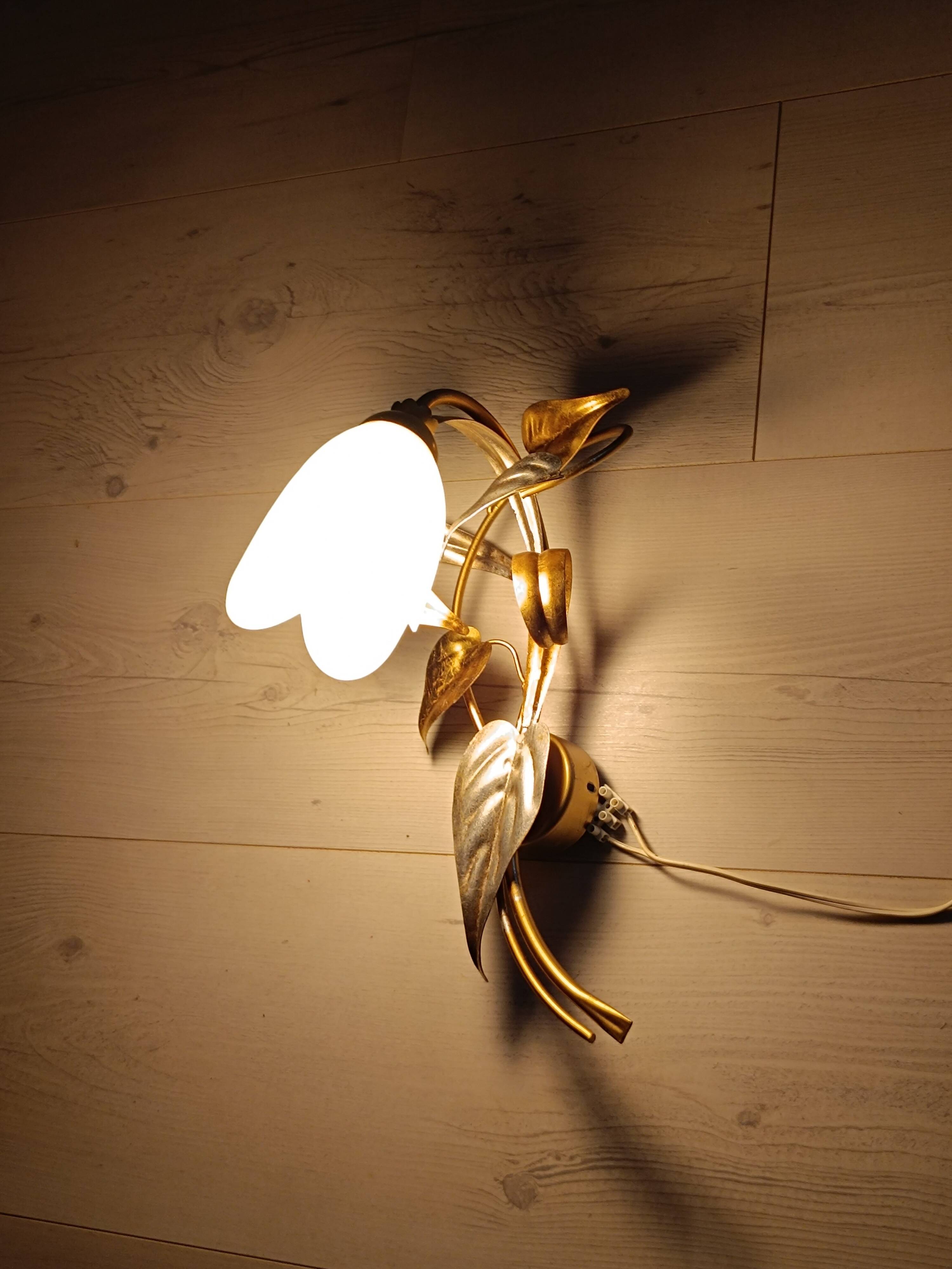 Floral-shaped wall lamp from the Italian brand Jolly