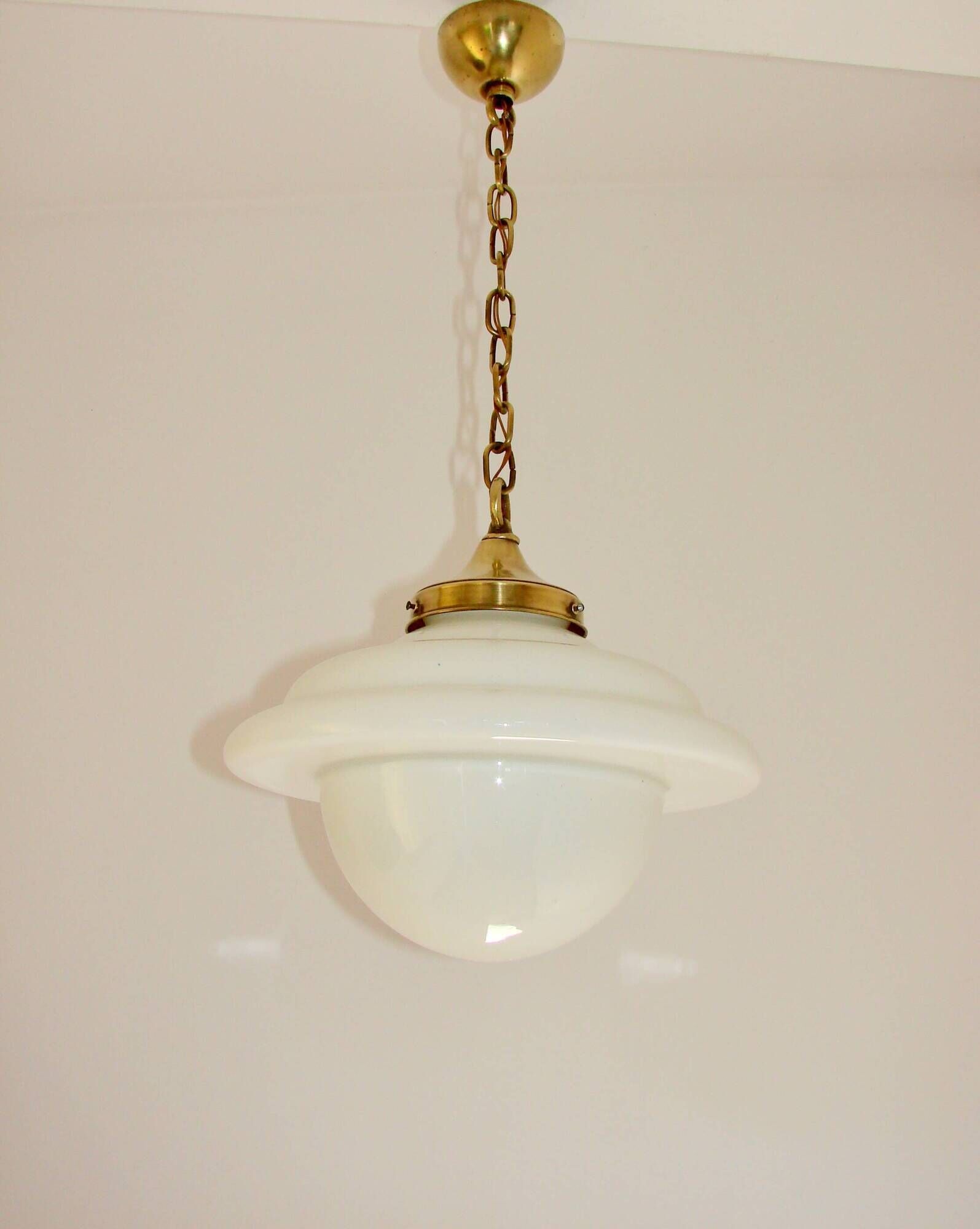 Modern Mid-Century pendant light, 1940s