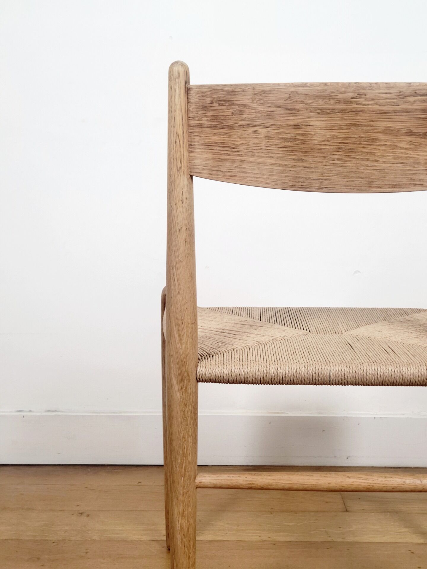 Set of 2 Hans J. Wegner CH36 dining chairs for Carl Hansen & Søn in solid oak