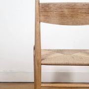 Set of 2 Hans J. Wegner CH36 dining chairs for Carl Hansen & Søn in solid oak