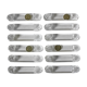 12 Villeroy and Boch crystal knife holders