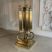 Lampe en laiton Deknudt Belgique 1970