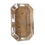 Smoked transparent tray