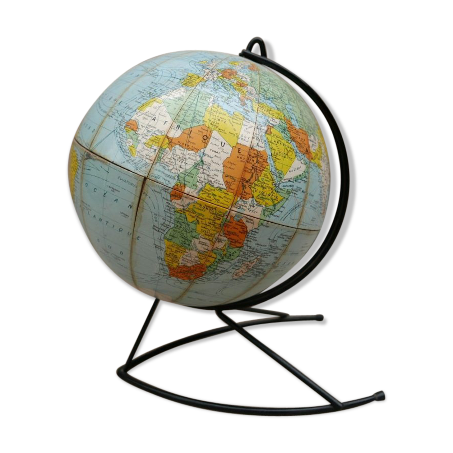 50s hardcover world globe