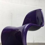 Mid-century Panton side chair set by Verner Panton for Herman Miller, 1960s.