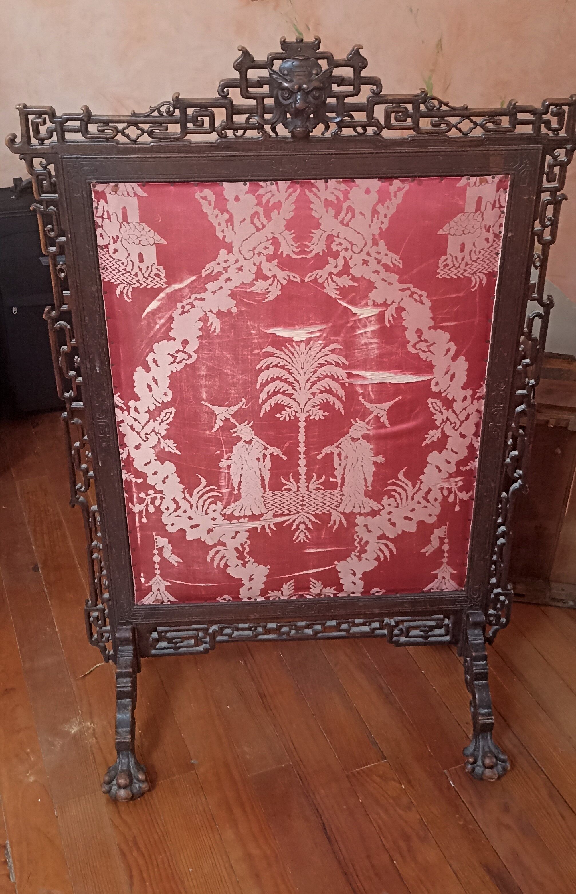Fireplace screen Napoleon III